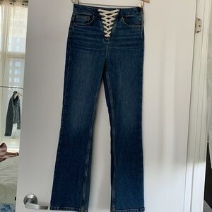 💙Maje Classic Unique Straight Leg High Rise Jeans-Size 34